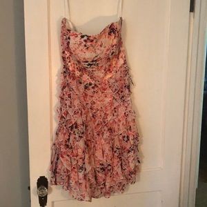 Strapless dress, worn twice.